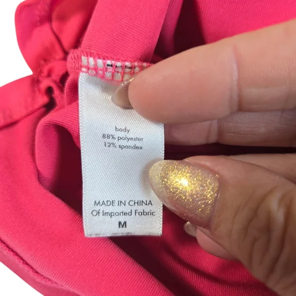 Women's Pink Sleeveless Top Lucytech Sz M - Picture 5 of 6